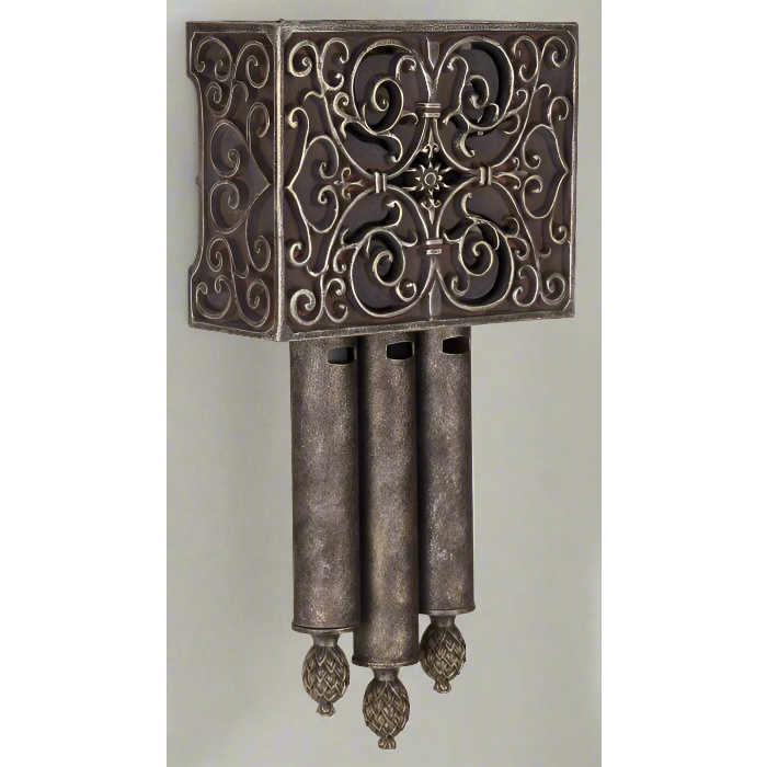 CRAFTMADE Westminster Carved Short Chime in Hand Painted Renaissance Crackle