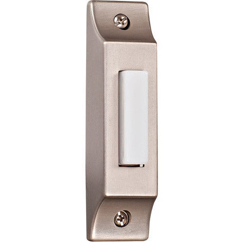 CRAFTMADE Surface Mount Die-Cast Builder's Series LED Lighted Push Button in Pewter