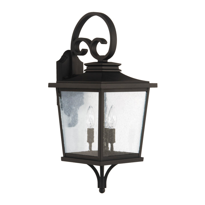 CRAFTMADE Tillman 3 Light Medium Outdoor Wall Lantern in Textured Black