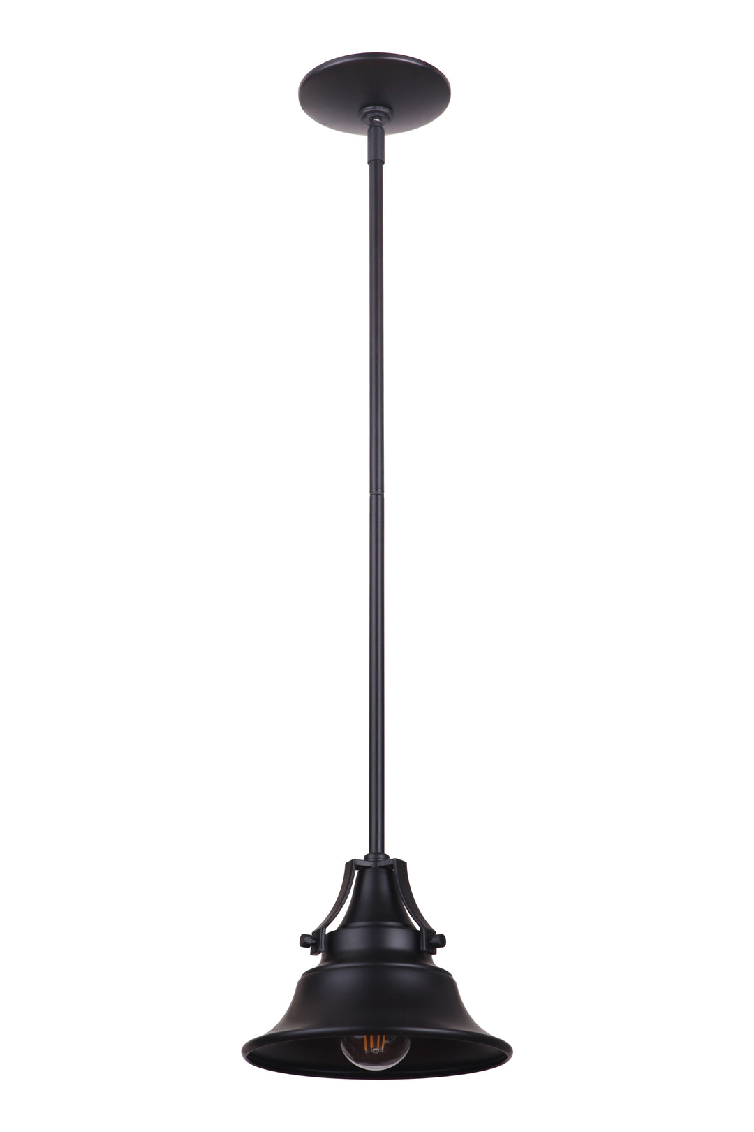 CRAFTMADE Union 1 Light Large Outdoor Pendant in Midnight