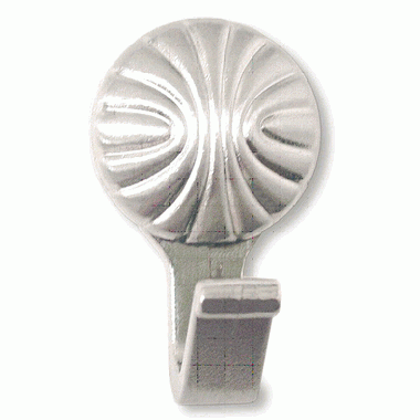 COPPER MOUNTAIN HARDWARE Coat Hook: Shell Shape (Brushed Nickel Finish)