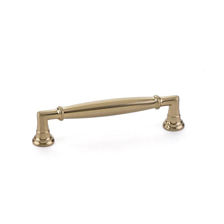 EMTEK 6 5/8 Inch (6 Inch c-c) Solid Brass Westwood Pull