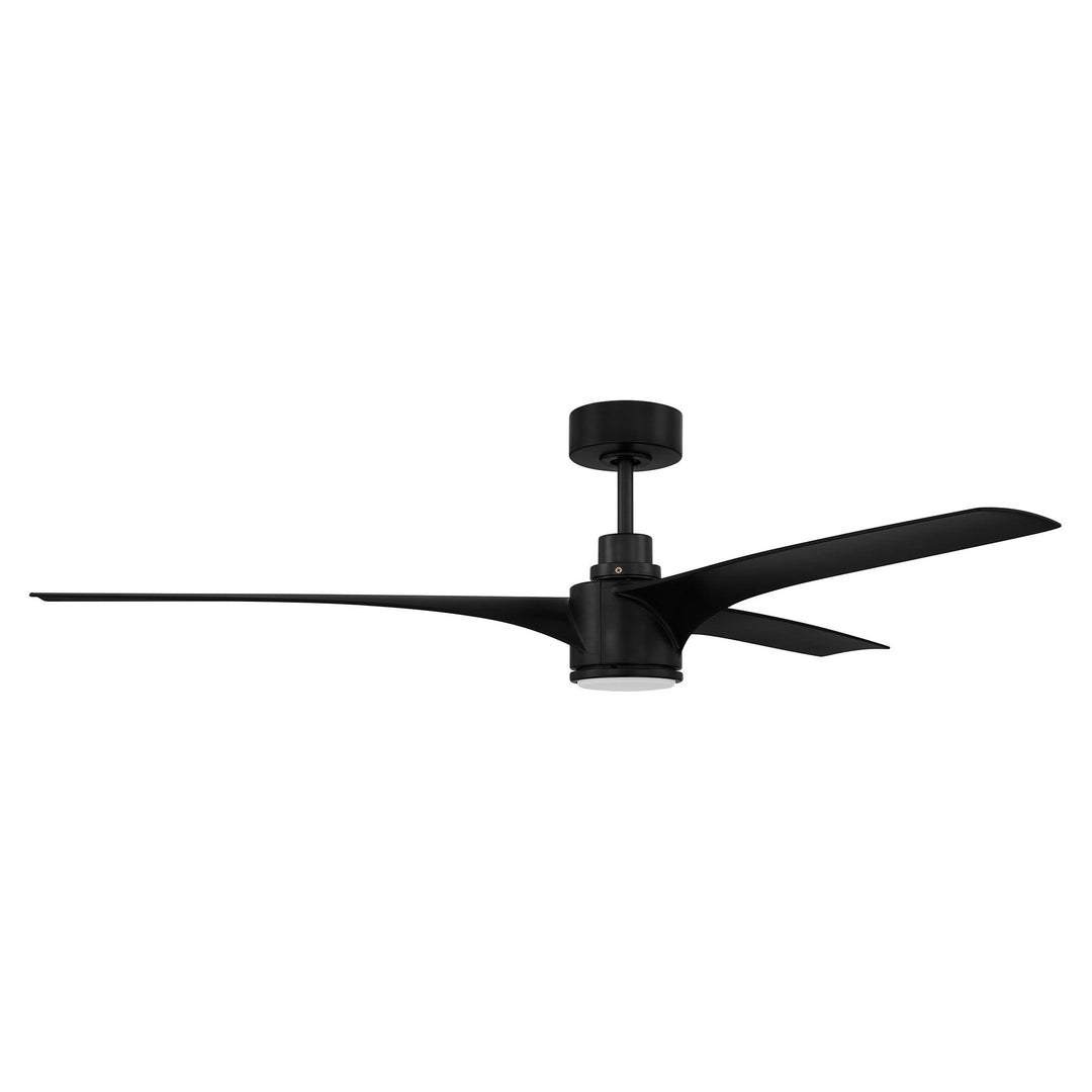 CRAFTMADE 60" Phoebe in Flat Black  w/ Flat Black Blades