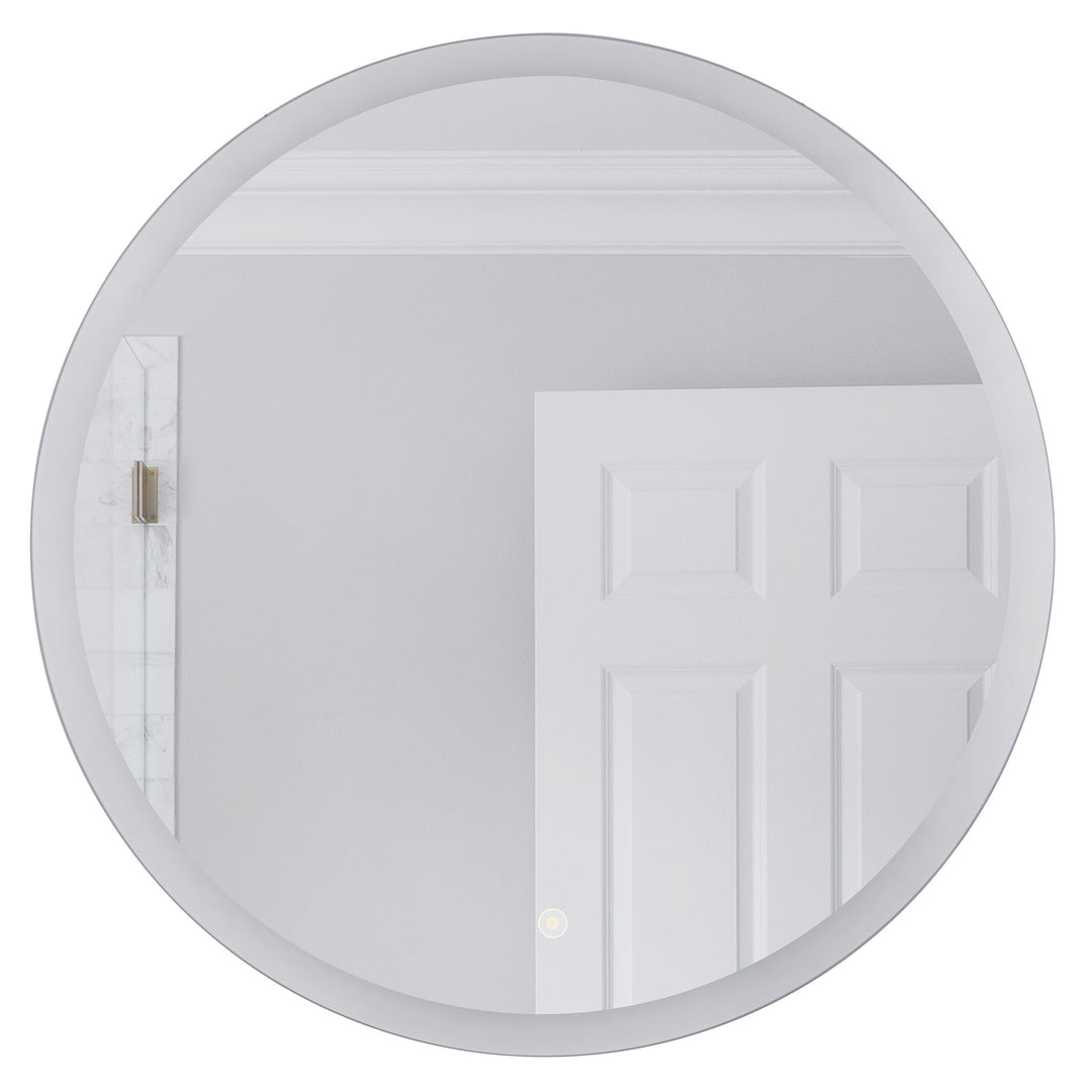 CRAFTMADE 28" Round LED Mirror, Defogger & Dimmer, 3000K/4000K/5000K