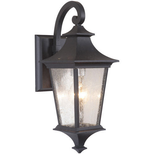 CRAFTMADE Argent II 1 Light Small Outdoor Wall Lantern in Midnight