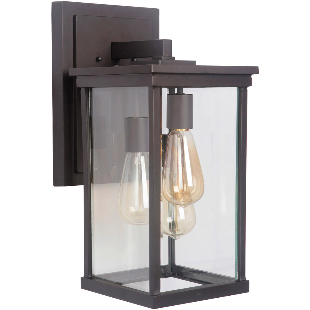 CRAFTMADE Riviera III 3 Light Large Outdoor Wall Lantern in Oiled Bronze Outdoor