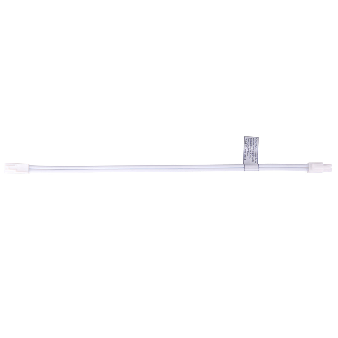 CRAFTMADE 12" Puck Light Connector Cord in White