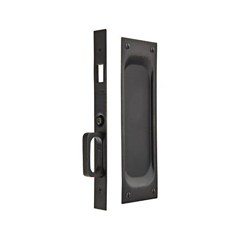 EMTEK Solid Brass Dummy Pocket Door Mortise Lock (Several Finishes Available)