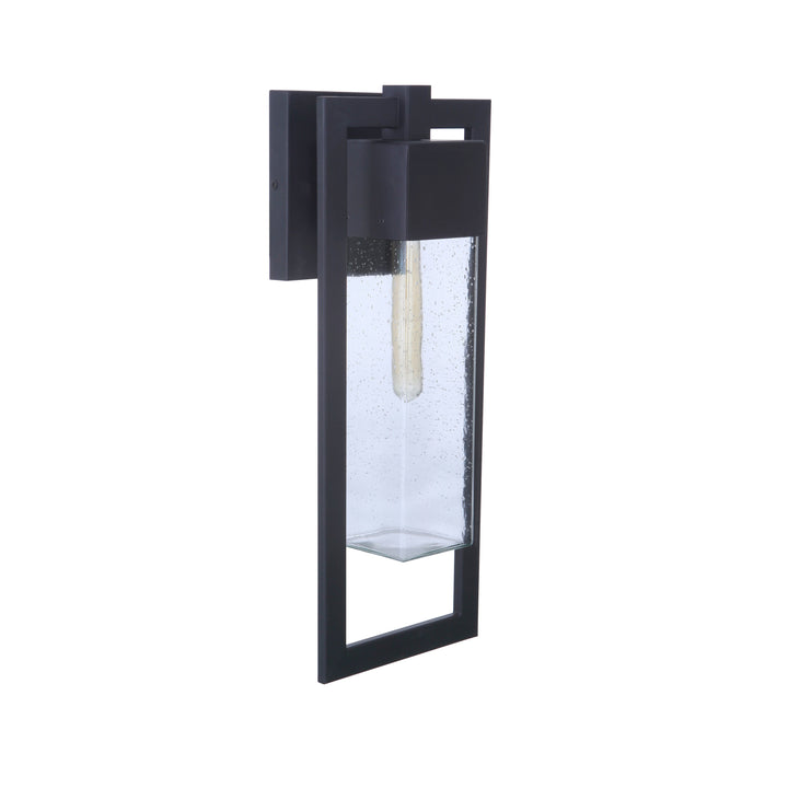 CRAFTMADE Perimeter 1 Light Small Outdoor Wall Lantern in Midnight