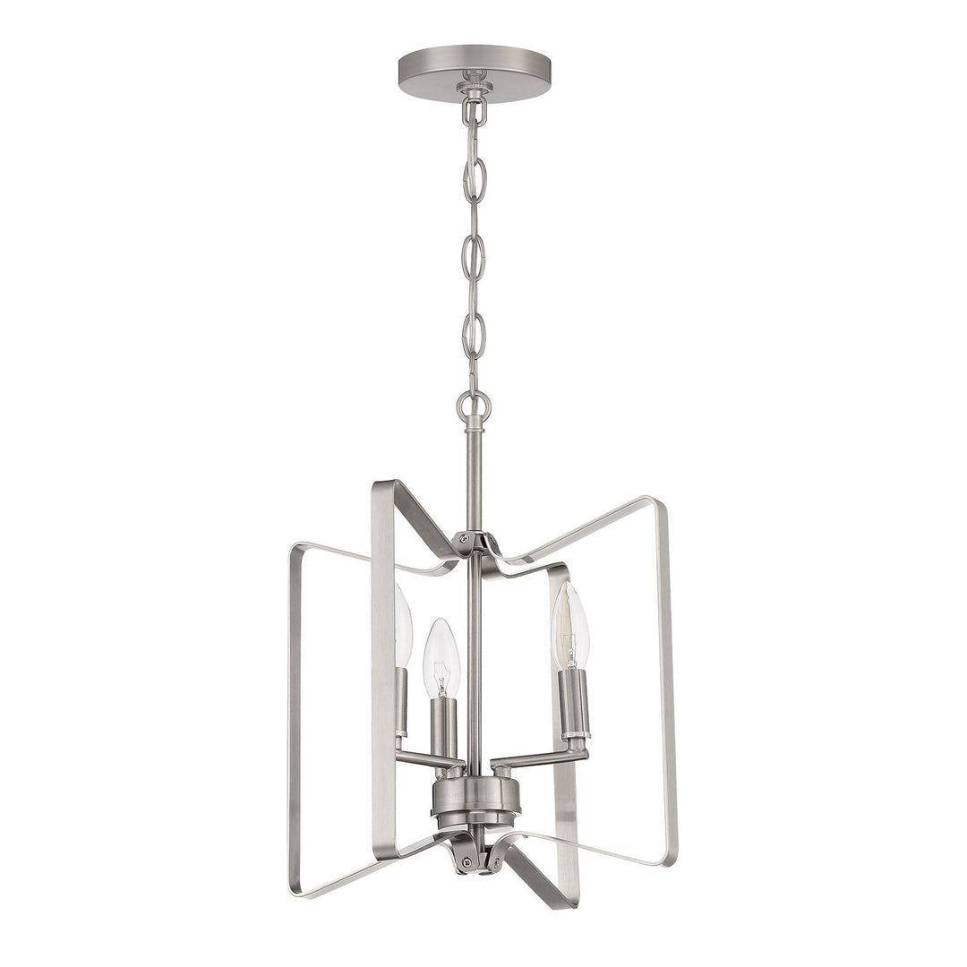 CRAFTMADE Shayna 3 Light Convertible Semi Flush in Brushed Polished Nickel