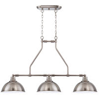 CRAFTMADE Timarron 3 Light Island in Antique Nickel