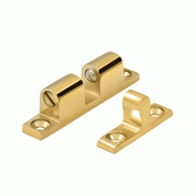 DELTANA 1 7/8 Inch Deltana Ball Tension Catch (PVD Lifetime Polished Brass)