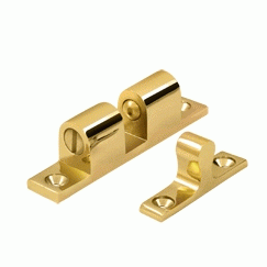 DELTANA 2 1/4 Inch Deltana Ball Tension Catch (PVD Lifetime Polished Brass Finish)