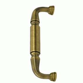 8 Inch Deltana Solid Brass Door Pull (Antique Brass Finish) DELTANA