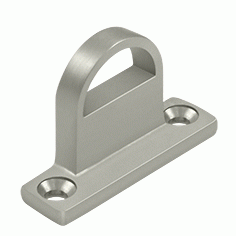 1 Inch Deltana Solid Brass Heavy Duty Bracket (Brushed Nickel Finish) DELTANA