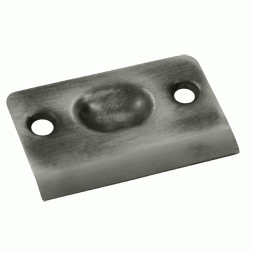 2 1/8 Inch Deltana Strike Plate (Antique Nickel Finish) DELTANA