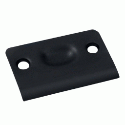 2 1/8 Inch Deltana Strike Plate (Matte Black Finish) DELTANA