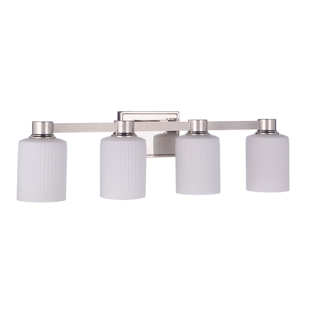 CRAFTMADE Bretton 4 Light Vanity in Polished Nickel