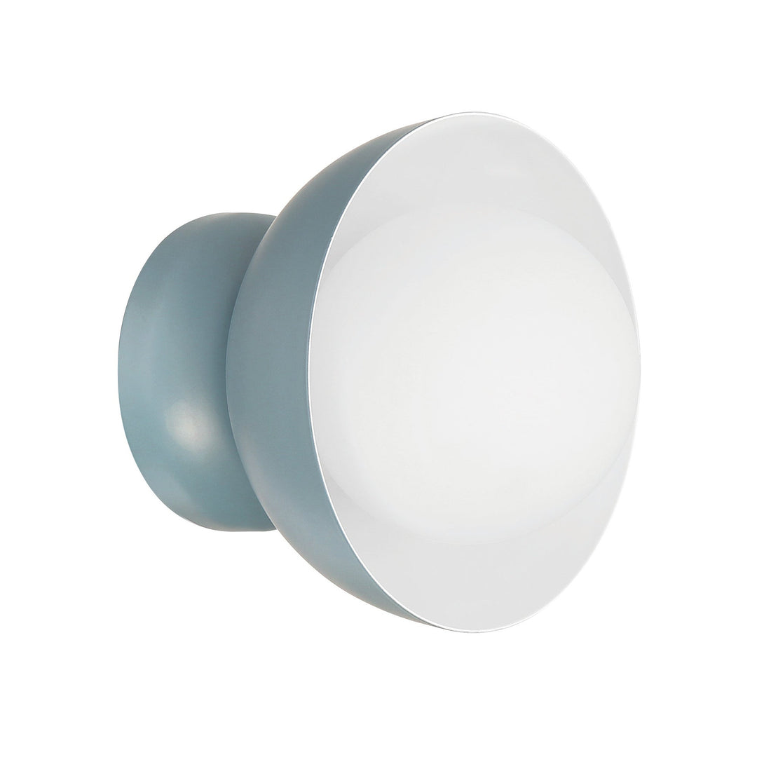 CRAFTMADE Ventura Dome 1 Light Wall Sconce in Dusty Blue