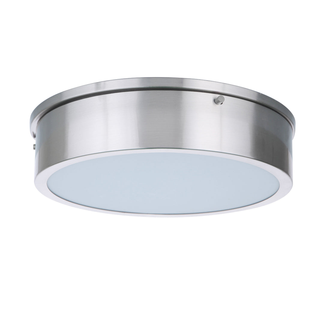 Fenn 1 Light 13" LED Flushmount in Brushed Polished Nickel CRAFTMADE