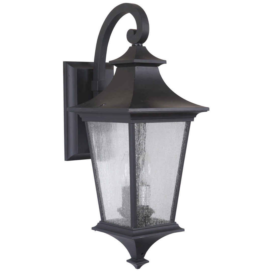 CRAFTMADE Argent II 2 Light Medium Outdoor Wall Lantern in Midnight