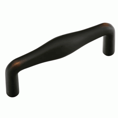 EMTEK 3 3/4 Inch Overall (3 1/2 Inch c-c) Dane Pull (Oil Rubbed Bronze Finish)