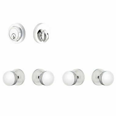 EMTEK Emtek Single Door Entryway Bern Knob With Disc Rosette