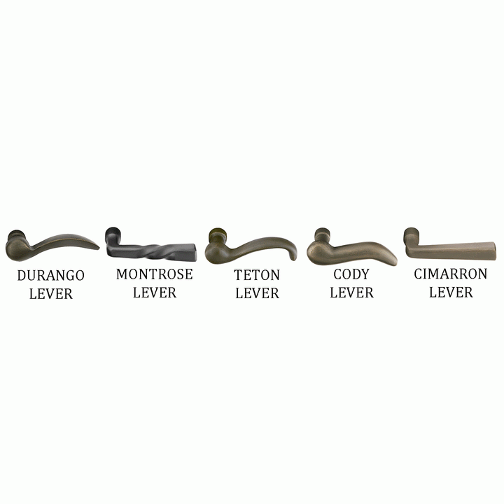 EMTEK Emtek E2001 Electronic Keypad Lever Set (Medium Bronze Finish)