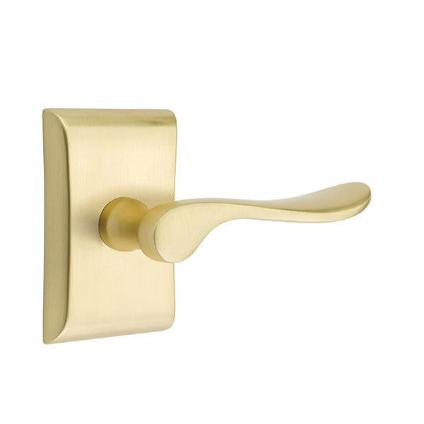 EMTEK Emtek Solid Brass Luzern Lever With Neos Rosette (Several Finishes)