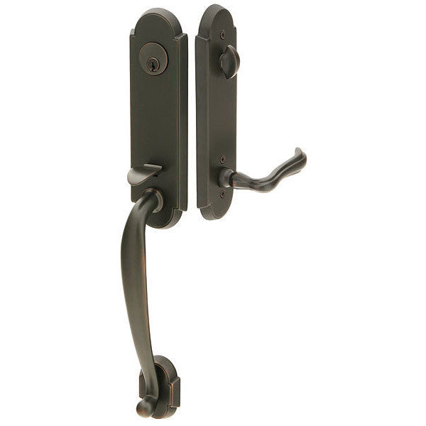 EMTEK Solid Brass Richmond Style Entryway Set (Oil Rubbed Bronze Finish)