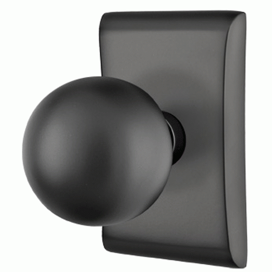 EMTEK Emtek Solid Brass Orb Door Knob Set With Neos Rosette