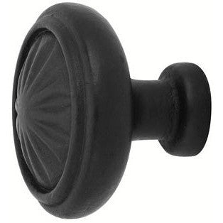 EMTEK 1 3/4 Tuscany Bronze Round Knob (Flat Black)