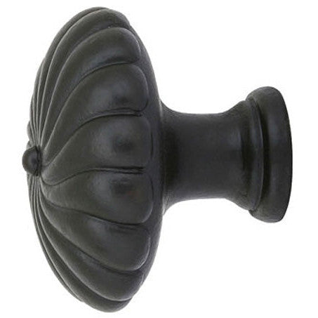 EMTEK 1 Inch Tuscany Bronze Twisted Knob (Flat Black)