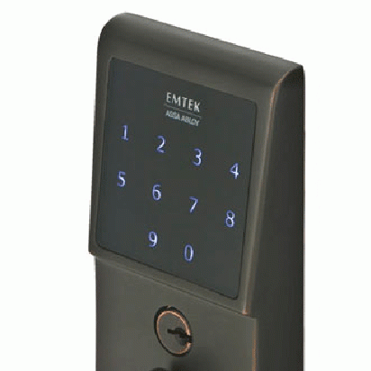 Emtek E3020 Door Hardware EMTouch Brass Keypad Deadbolt (Oil Rubbed Bronze Finish) EMTEK