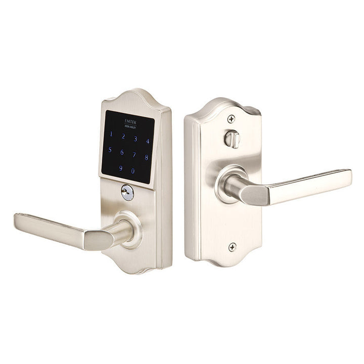 EMTEK Emtek E4002 Electronic Keypad Lever Set (Brushed Nickel Finish)