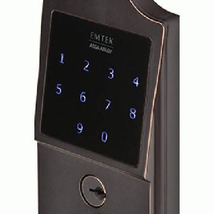 EMTEK Emtek EMTouch Classic Style Electronic Keypad Entry Set with Lever (Oil Rubbed Bronze Finish)