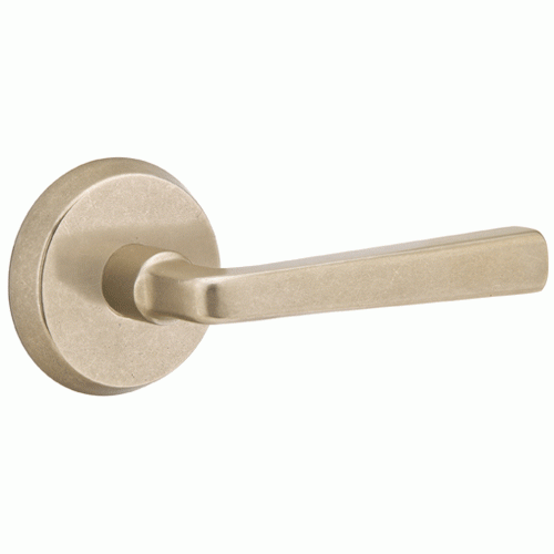 EMTEK Sandcast Cimarron Lever With Disk Rosette