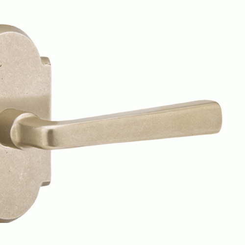 EMTEK Sandcast Cimarron Lever With Arched Rosette