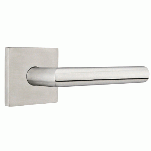 EMTEK Emtek Solid Brass Stuttgart Lever With Square Rosette