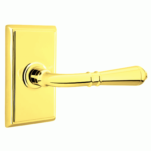 EMTEK Emtek Solid Brass Turino Lever With Rectangular Rosette (Many Finishes Available)