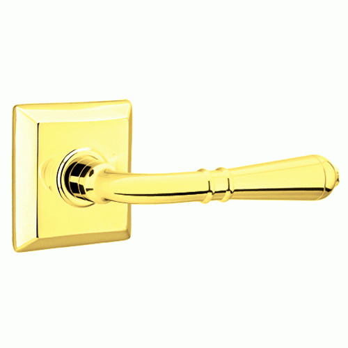 EMTEK Emtek Solid Brass Turino Lever With Quincy Rosette