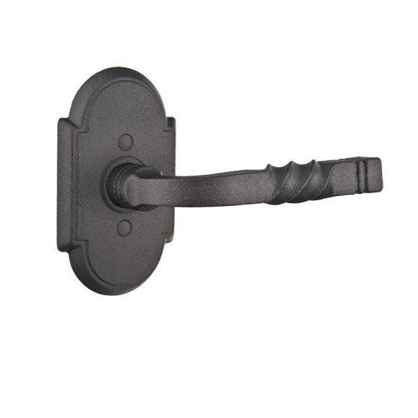 EMTEK Emtek Wrought Steel San Carlos Lever With Arched Rosette