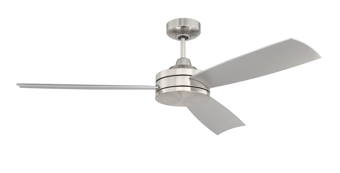 CRAFTMADE 54" Inspo in Brushed Polished Nickel w/ Brushed Nickel Blades