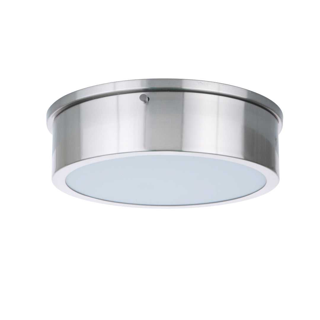 Fenn 1 Light 11" LED Flushmount in Brushed Polished Nickel CRAFTMADE