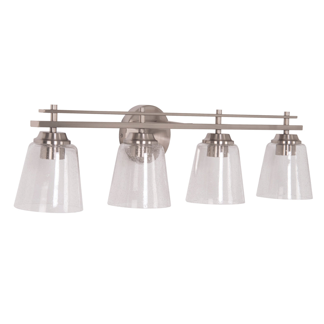 CRAFTMADE Drake 4 Light Vanity in Brushed Polished Nickel