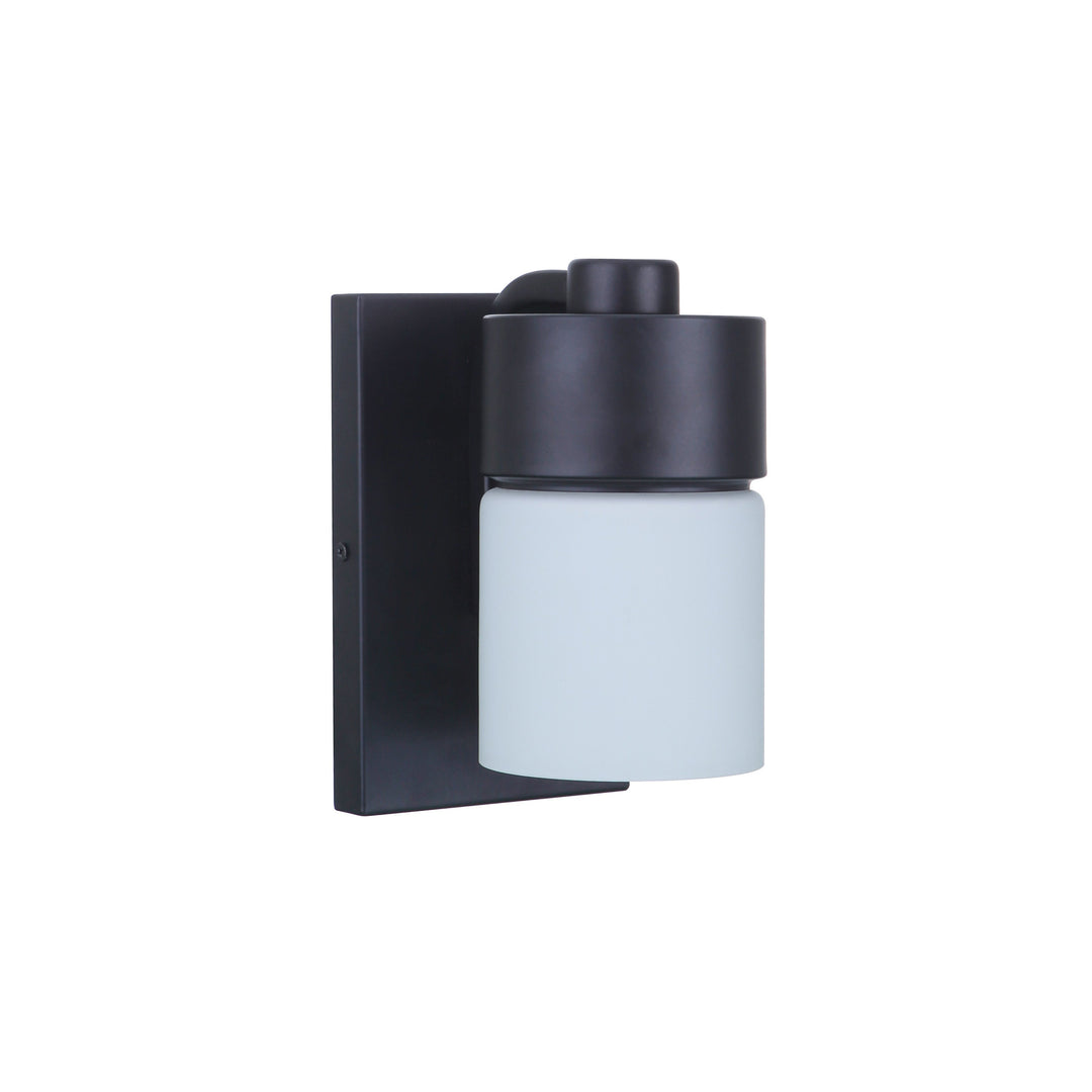 CRAFTMADE District 1 Light Wall Sconce in Flat Black