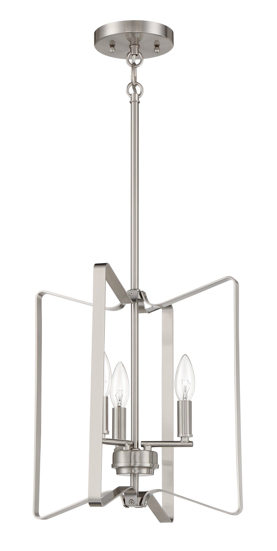 CRAFTMADE Shayna 3 Light Foyer in Brushed Polished Nickel