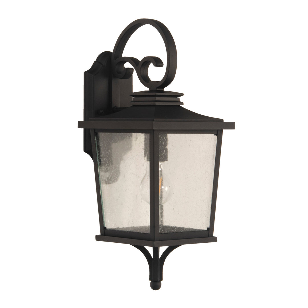 CRAFTMADE Tillman 1 Light Small Outdoor Wall Lantern in Textured Black