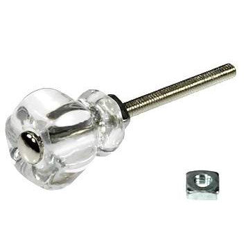 COPPER MOUNTAIN HARDWARE 1 Inch Crystal Clear Cabinet Knobs