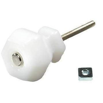 COPPER MOUNTAIN HARDWARE 1 1/2 Inch Milk White Glass Cabinet Knob